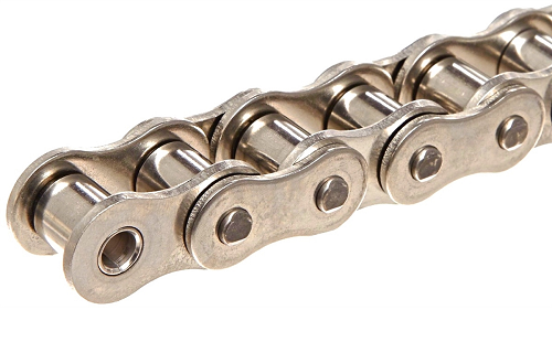 ASA80-1 1" Pitch - ANSI Simplex Nickel Plated Roller Chain - Price Per Metre