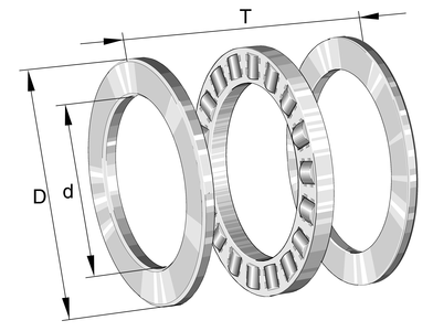 81164-M INA (Schaeffler) Axial Cylindrical Roller Bearing