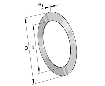 AS 160200 INA (Schaeffler) 160x200x1mm Axial Bearing Washer
