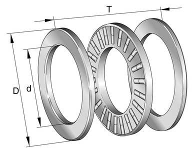 89308-TV INA (Schaeffler) Axial Cylindrical Roller Bearing
