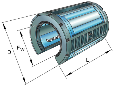 KSO20-PP INA (Schaeffler) 20x32x45mm Linear Ball Bearing
