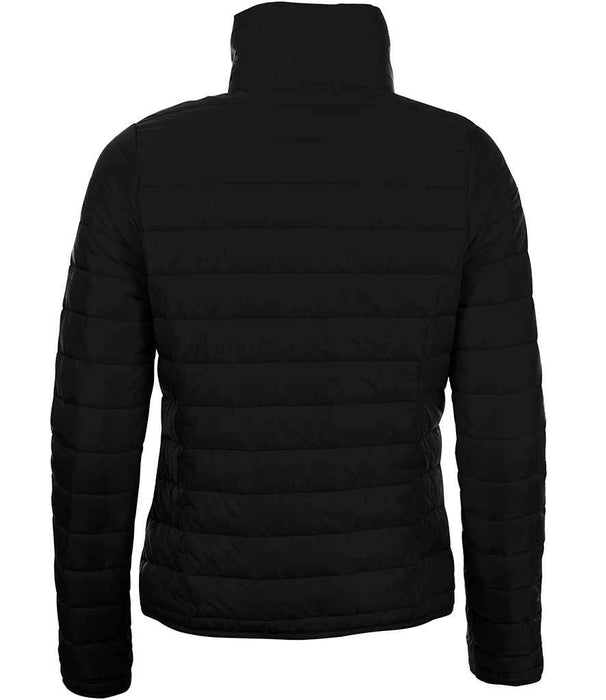 CGX SOL'S Ladies Ride Padded Jacket (Black) Including Embroidery