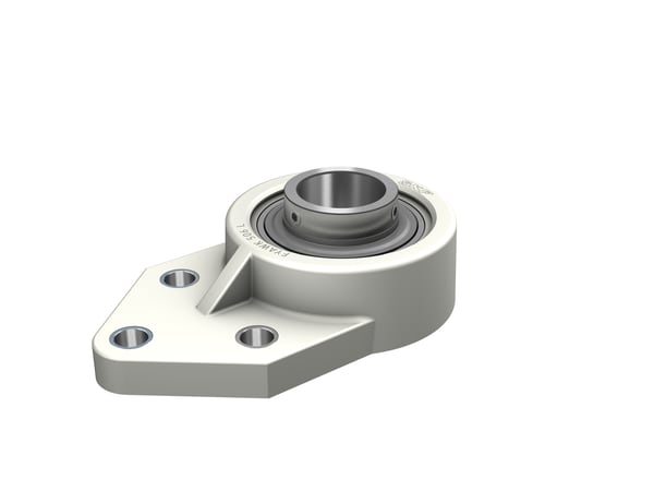 FYAWK 30 LTA 30mm SKF Food Line Y-Bearing & Housing 3-Bolt Flange Bracket Unit Zinc-Coated Bearing & Housing