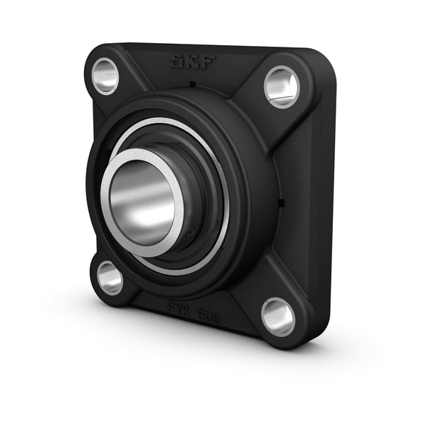 FYK30TR 30mm SKF Y-Bearing & Housing Square 4-Bolt Flanged Unit