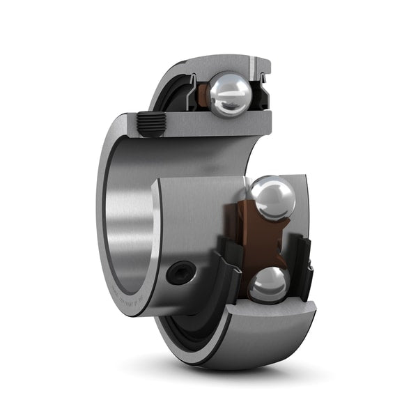 YAT 211-200 51.3mm SKF Insert Bearing with Set Screws Locking And Narrow Inner Ring