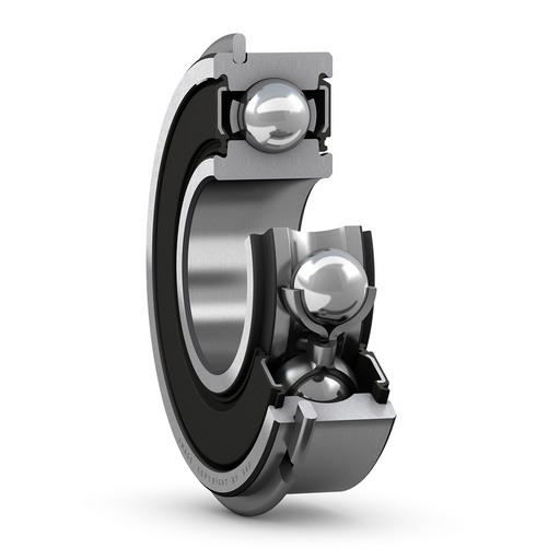 S6005-2RS-NR 25x47x12mm ZEN Stainless Steel Deep Groove Ball Bearing with Snap Ring