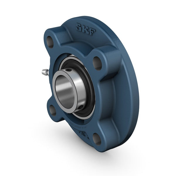 FYC 65 TF 65mm SKF Round Flanged Ball Bearing & Housing Unit with An Extended Inner Ring