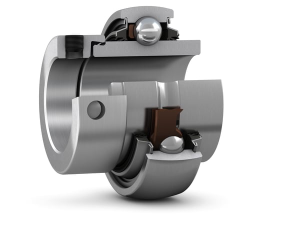 YEL 207-2DW/AG 35mm SKF Insert Bearing with An Eccentric Locking Collar And Extended Inner Ring