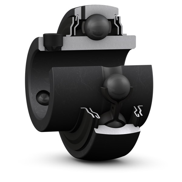 YAR 207-107-2F/VA201 36.512mm SKF High Temperature Insert Bearing with Set Screws And Extended Inner Ring