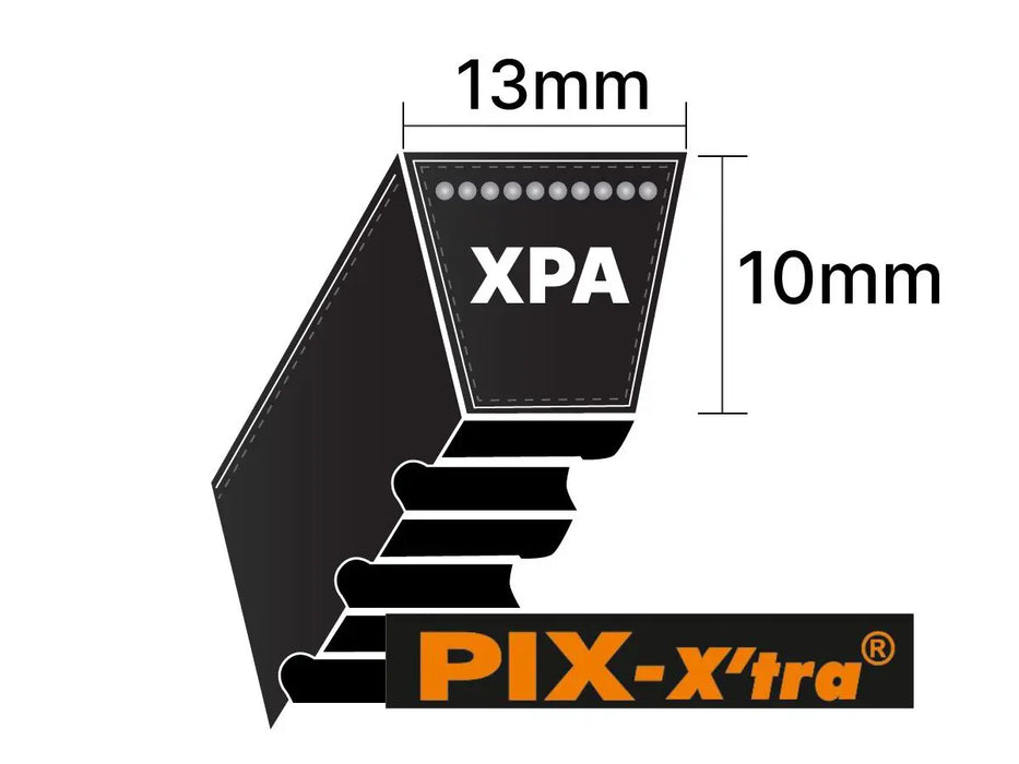 SPAX1700 XPA1700 PIX Cogged Classical V-Belt