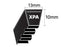 XPA1900 13x1855Li Dunlop Cogged V Belt Sección XPA
