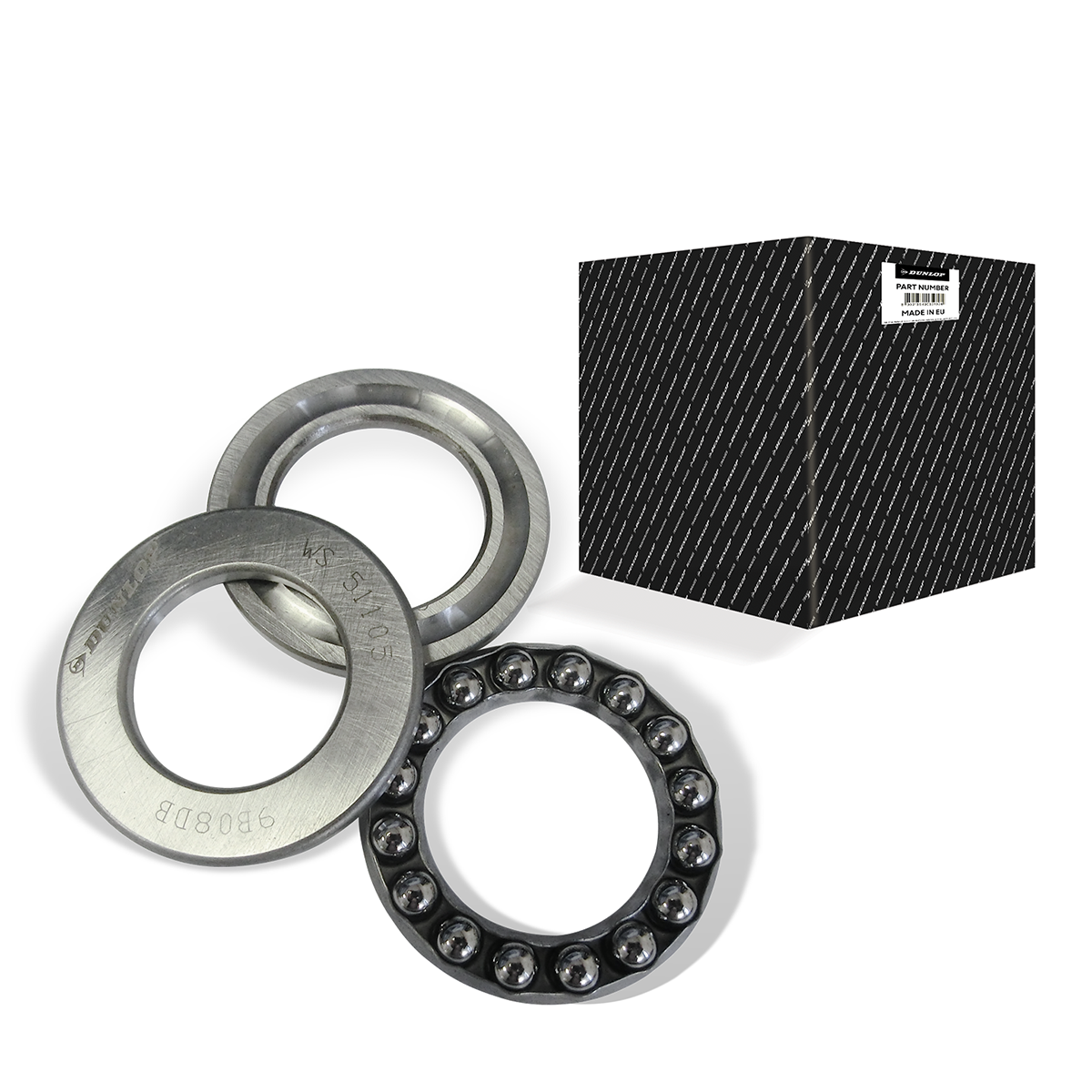 51207 P6 35x62x18mm Dunlop Thrust Ball Bearing