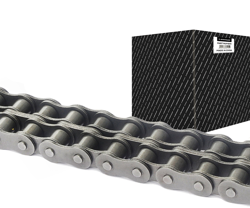 12B-2 3/4" Pitch - Dunlop BS Duplex Roller Chain - 5 Metre Box