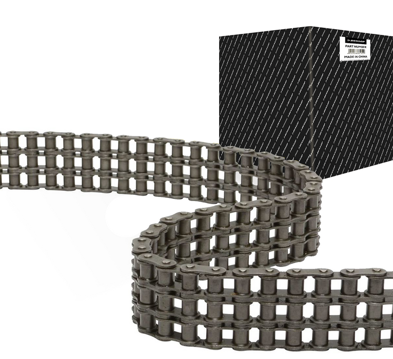 12B-3 3/4" Pitch - Dunlop BS Triplex Roller Chain - 5 Metre Box