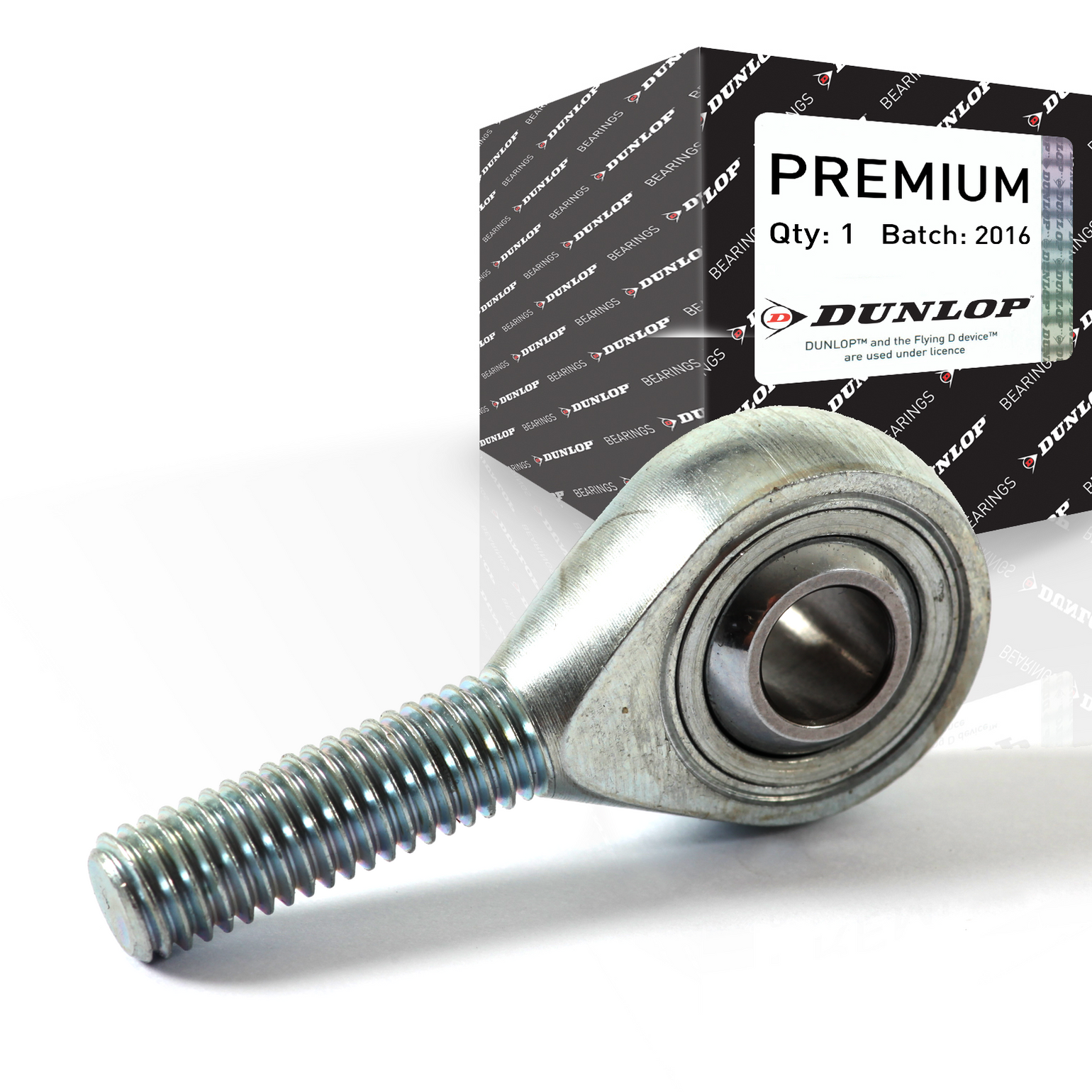 M16x2mm Left Hand Thread PTFE Lined Rose Joint - High Performance Rod End (SAK16T)