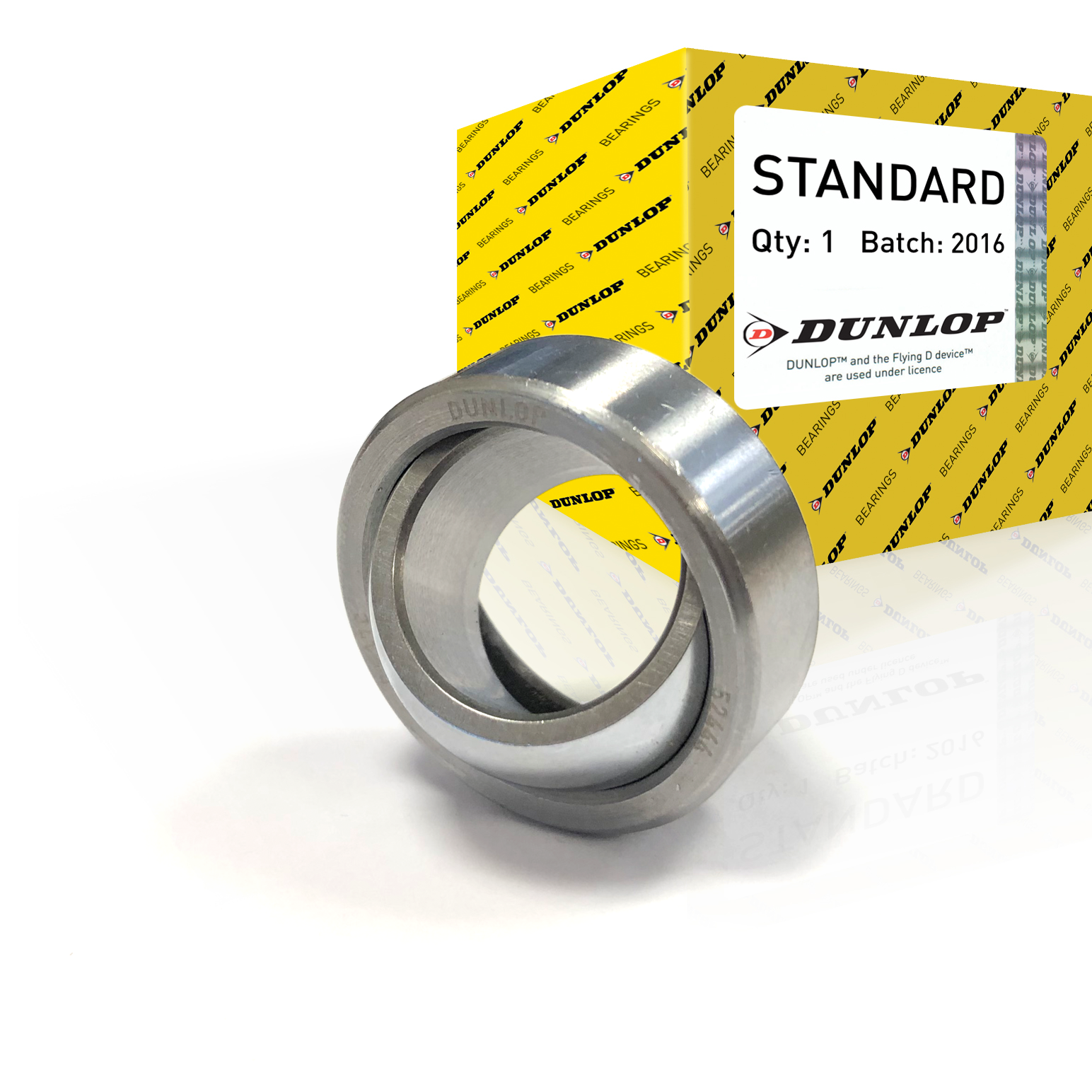 GE10UK SS 10mm Bore Spherical Plain Bearing - Stainless Steel / PTFE