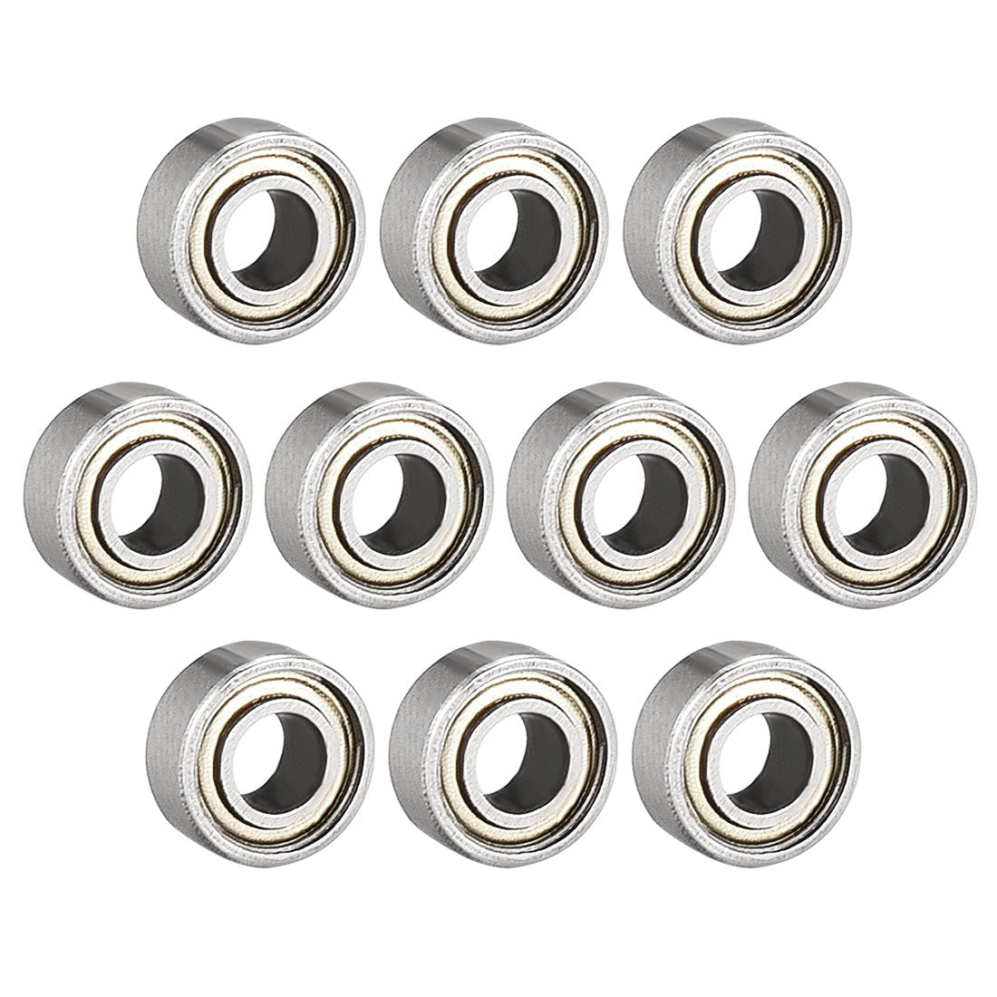Pack of 10 - 627 2Z C3 7x22x7mm Metal Shielded Miniature Deep Groove Ball Bearing
