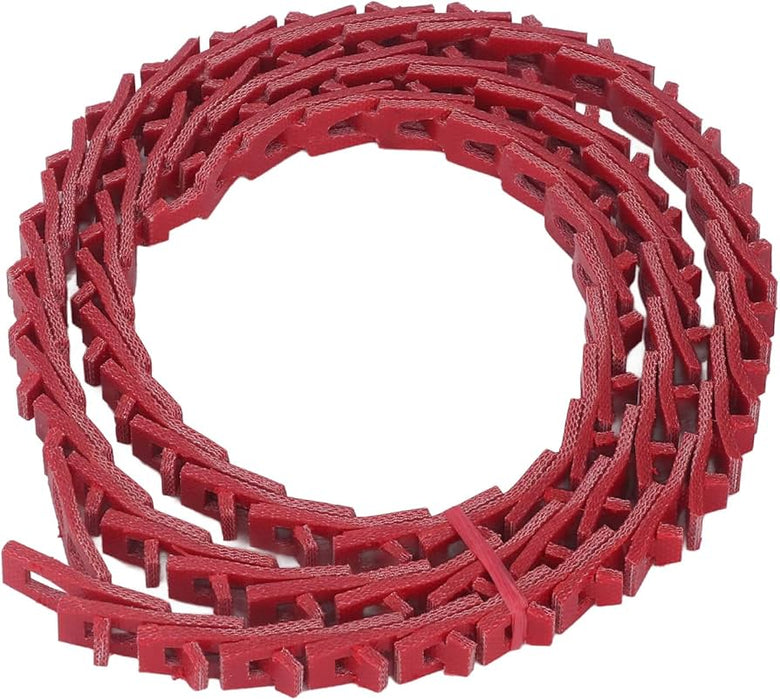 Dunlop B Section 17x11mm Red Nutlink Twist V Belt Link Belting - Priced Per Metre
