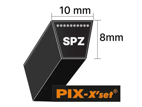 SPZ1437 3V567 PIX Wrapped Classical V-Belt