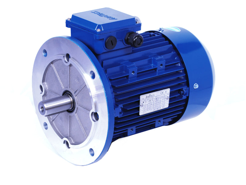 AMTECS Three Phase Electric Motor AMAH-IE3 90L4 2.2kW 4 Pole 220/240-380/420V B5 Flange