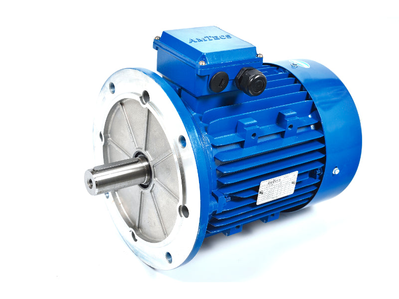 AMTECS Three Phase Electric Motor AMA3-IE3 132M4 7.5kW 4 Pole 380/420-660/720V B5 Flange
