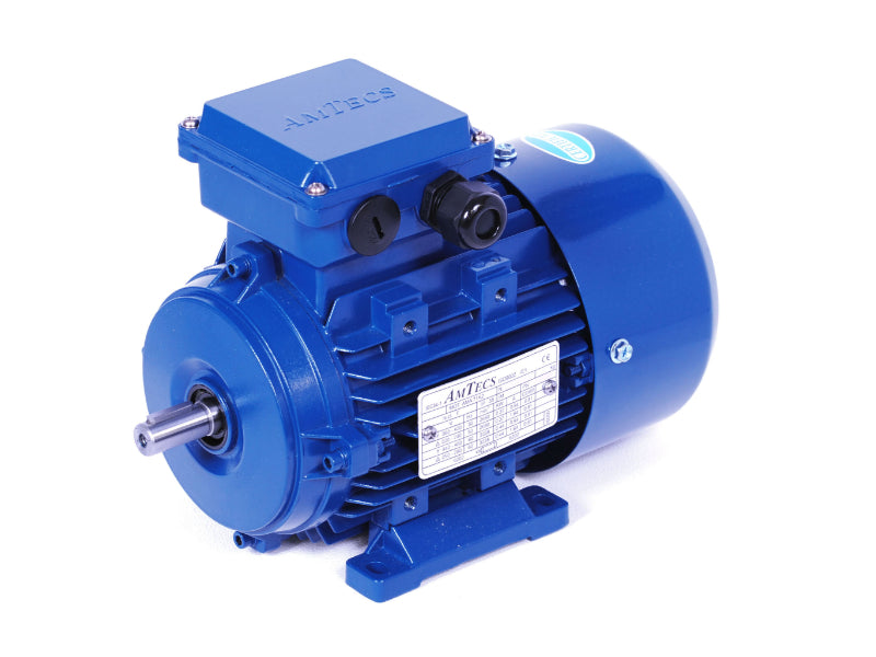 AMTECS Three Phase Electric Motor AMAH-IE2 63G4 0.25kW 4 Pole 220/240-380/420V B3