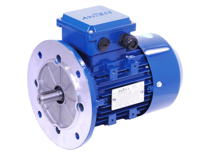 AMTECS Three Phase Electric Motor AMA-IE2 63K2 0.18kW 2 Pole 220/240-380/420V B5 Flange
