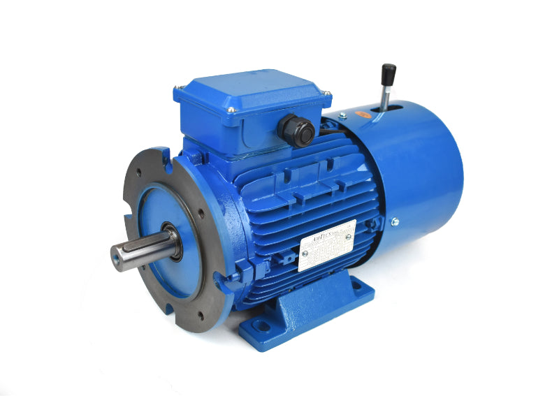 AMTECS Three Phase Electric Motor AMAB-IE3 90L4 1.5kW 4 Pole Brake/HR 230/400V B34L