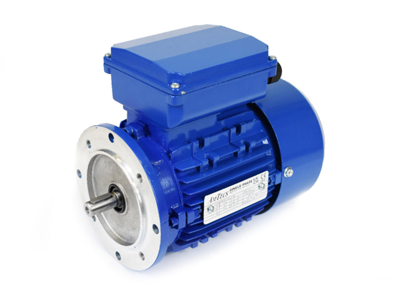 AMTECS Single Phase Electric Motor Perm Cap AMAS-R-IE2 80G4 0.75kW 4 Pole 220/240V B14L Flange
