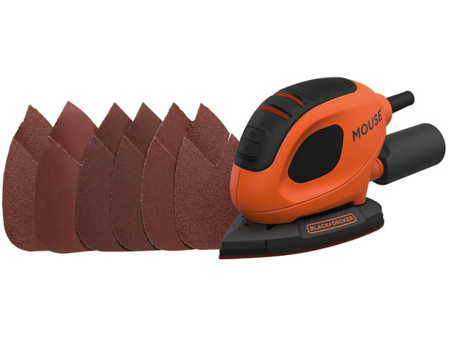 B/DBEW230 55W Mouse Sander + 6 Sanding Sheets