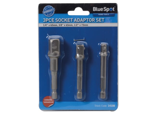 B/S14108 Socket Adaptor Set, 3 Piece