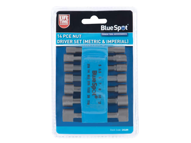 B/S14109 Metric & Imperial Nut Driver Set, 14 Piece