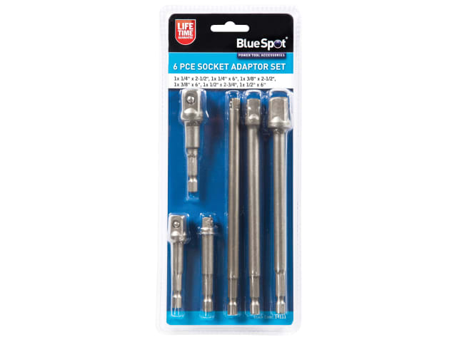 B/S14111 Socket Adaptor Set, 6 Piece