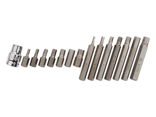 B/S1513 Hex Bit Set, 15 Piece