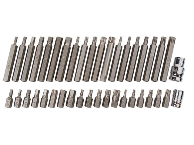 B/S1517 Mixed Hex Spline & TORX Bit Set, 40 Piece