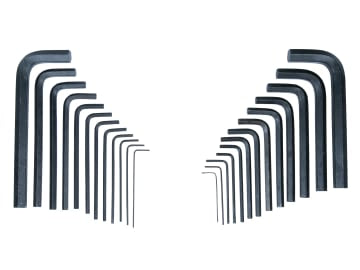 B/S15307 Metric & Imperial Hexagon Key Pouch Set, 25 Piece