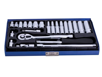 B/S1531 1/4in Metric Socket Set, 24 Piece