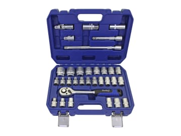 B/S1577 1/2in Hex & 12 Point Socket Set, 32 Piece