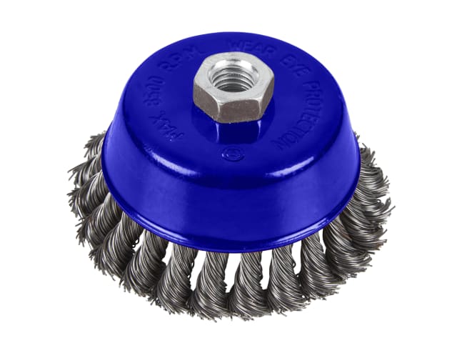 B/S19216 Twist Knot Cup Brush 100mm M14 X 2