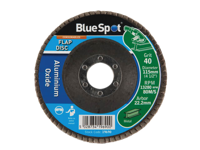 B/S19690 Sanding Flap Disc 115mm 40 Grit