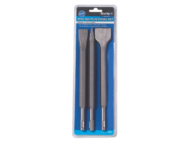 B/S20012 SDS Plus Chisel Set, 3 Piece