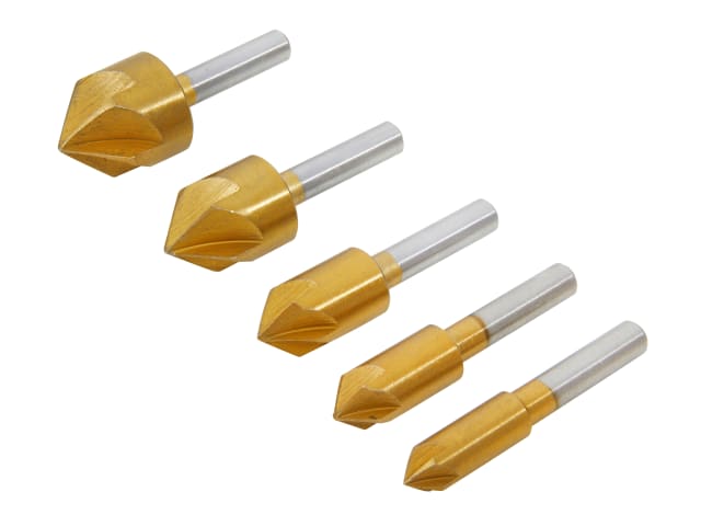 B/S20312 HSS Titanium Countersink Bit Set, 5 Piece