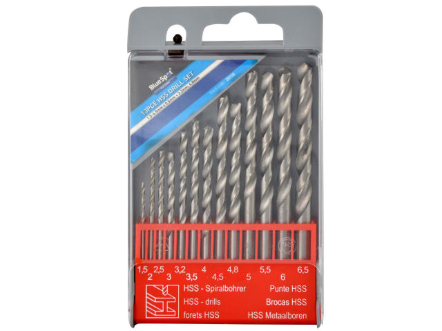 B/S20338 HSS Drill Set of 13 1.5-6.5mm
