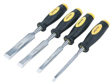 B/S28004 Chisel Set Double Colour Handle Set, 4 Piece