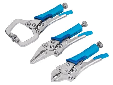 B/S6528 Mini Locking Pliers Set, 3 Piece