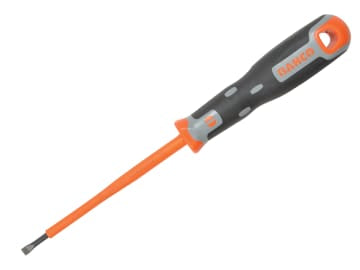 BAH033040 Tekno+ VDE Screwdriver Slotted Tip 4.0mm x 100mm