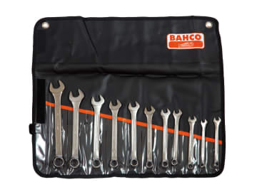 BAH111MSET11 Chrome Polished Combination Spanner Set, 11 Piece