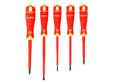 BAH220005 B220.005 BAHCOFIT Insulated Screwdriver Set, 5 Piece