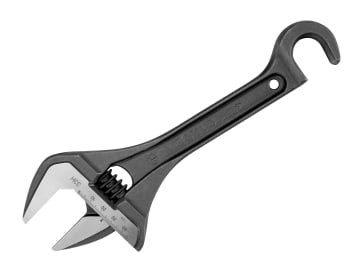 BAH33H Wide Jaw Adjustable Wrench with Hook 254.5mm