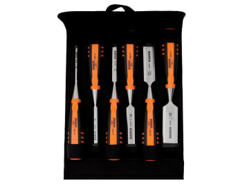 BAH424PS6PPK 424-P Bevel Edge Chisel Set 6 Piece in Pouch